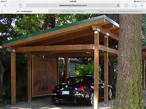 shed roof carport ideas